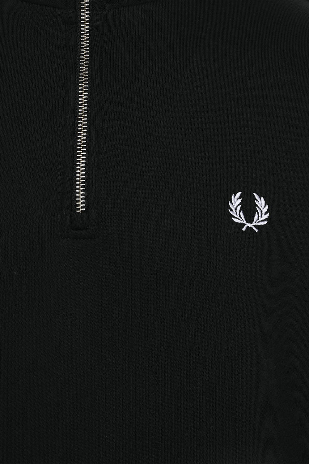 FRED PERRY סווטשירט עם רוכסן חצי