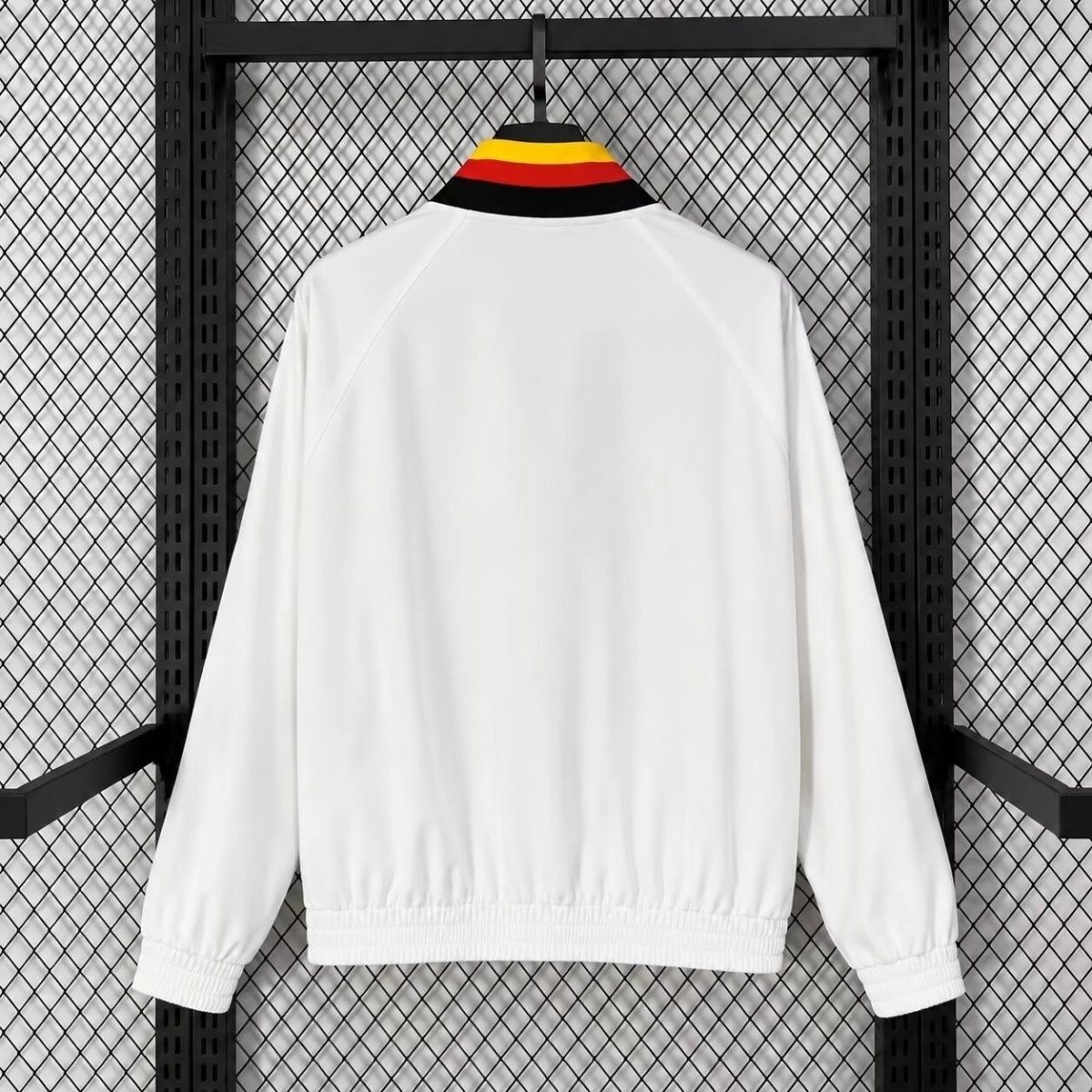 26/27 Season Germany White Windbreaker-Style Long-Sleeve Training Jersey