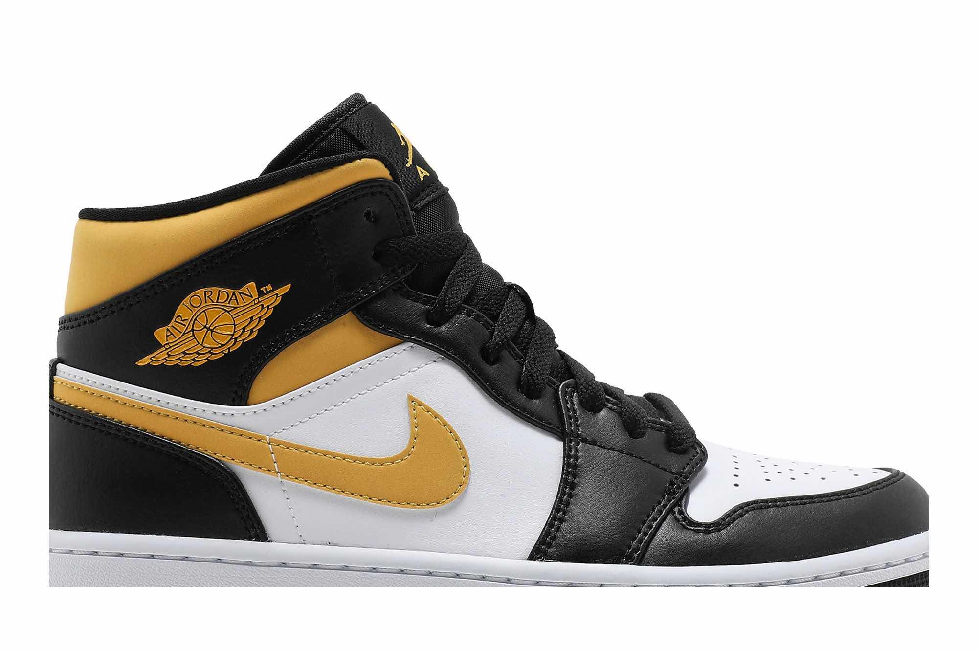 Air Jordan 1 Mid ‘Black University Gold’ 554724-177
