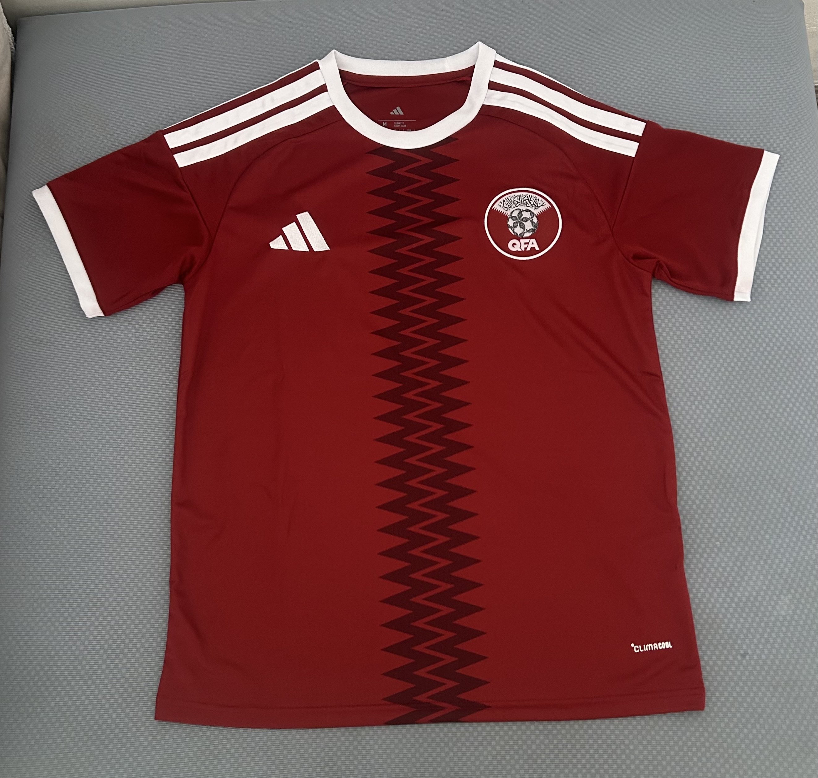 Qatar National Team Adidas 2026 Home Jersey - Red