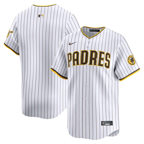 San Diego Padres Nike Home Limited Jersey - White
