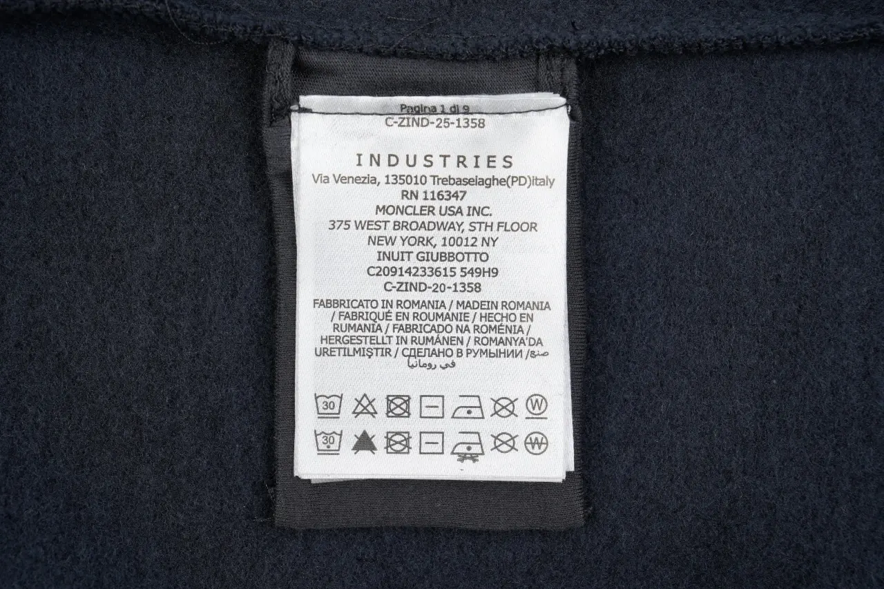 Moncler Navy Leather-Patch Crewneck Sweatshirt product photo from LabelPicks
