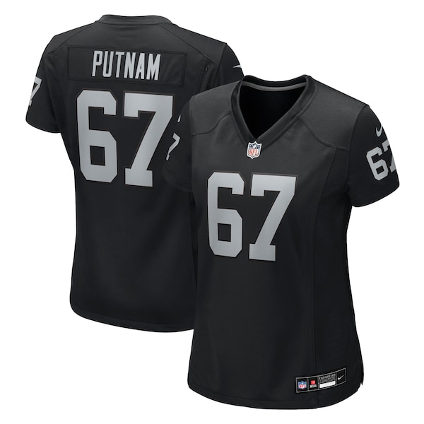 Will Putnam Las Vegas Raiders Nike Women's Team Game Jersey -  Black