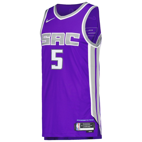De'Aaron Fox Sacramento Kings Nike Authentic Player Jersey - Icon Edition - Purple