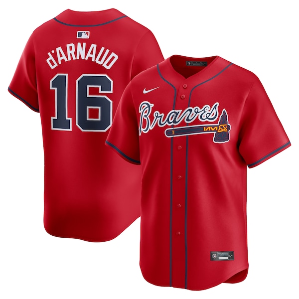 Travis d'Arnaud Atlanta Braves Nike Limited Jersey - Red