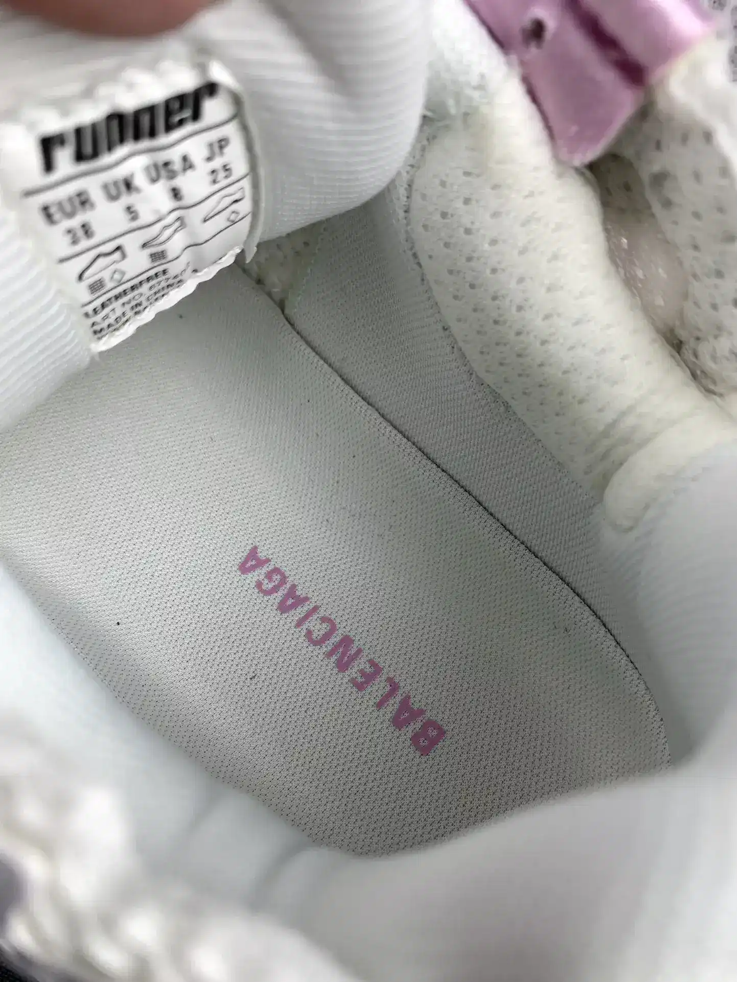 Runner Sneaker 'Pink White' product photo from LabelPicks