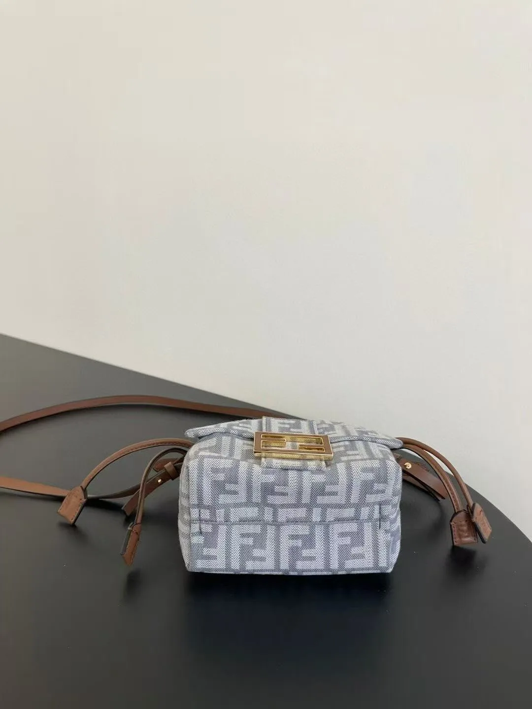 Fendi Brown Baguette Calfskin Bucket Bag product photo from LabelPicks