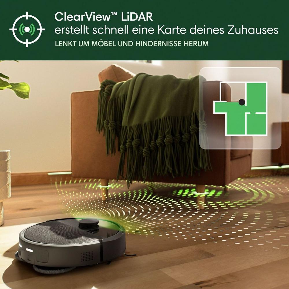 Roomba® Plus 405 Combo-Roboter + AutoWash™ Dock – Schwarz