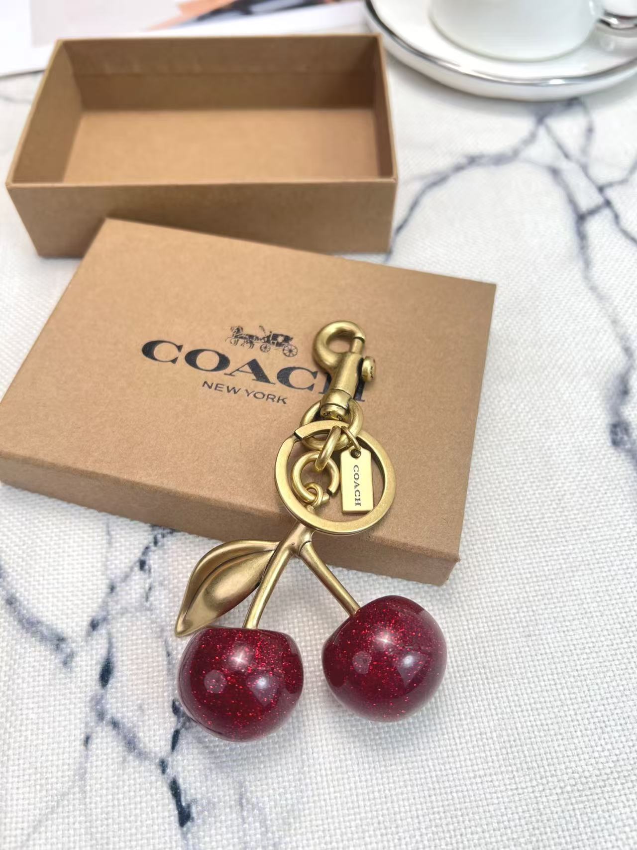 Coach Cherry Bag Charm