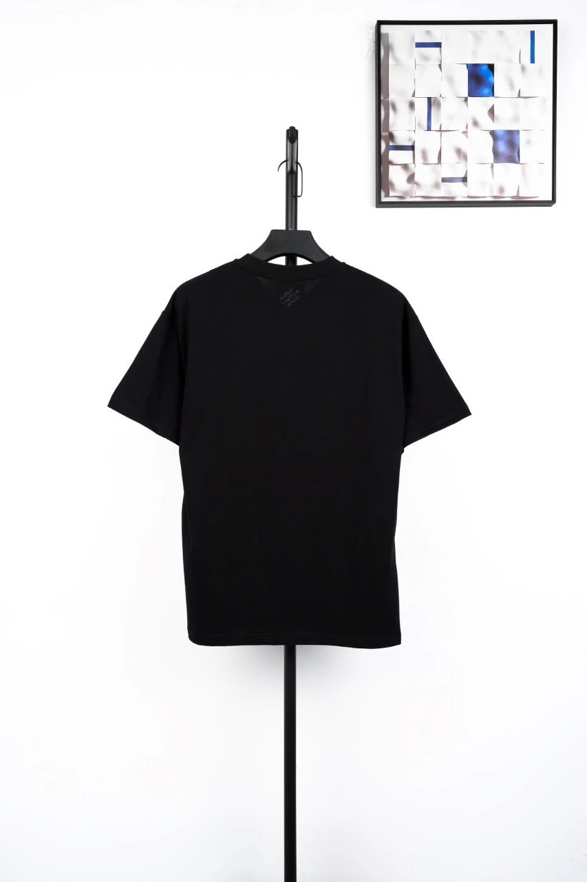Louis Vuitton Black Stud Embroidered T-Shirt product photo from LabelPicks