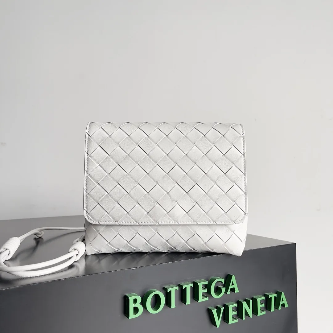 Bottega Veneta Intrecciato Woven Leather Crossbody Bag product photo from LabelPicks