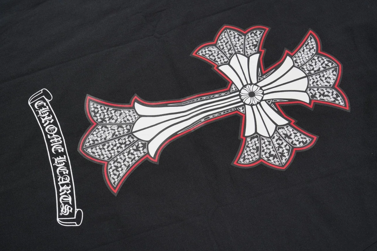 Chrome Hearts Black Double Cross Graphic T-Shirt product photo from LabelPicks