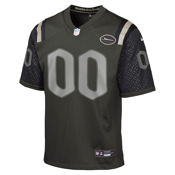 New York Jets Nike Youth 2025 Rivalries Collection Custom Game Jersey - Gotham Green