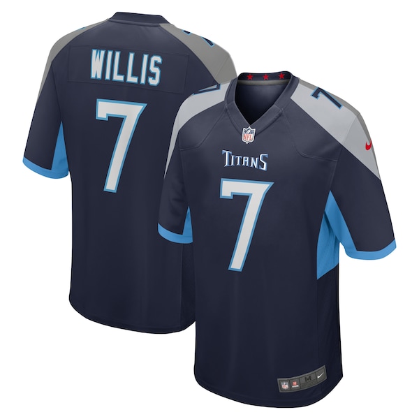Malik Willis Tennessee Titans Nike Player Game Jersey - Navy/Light Blue