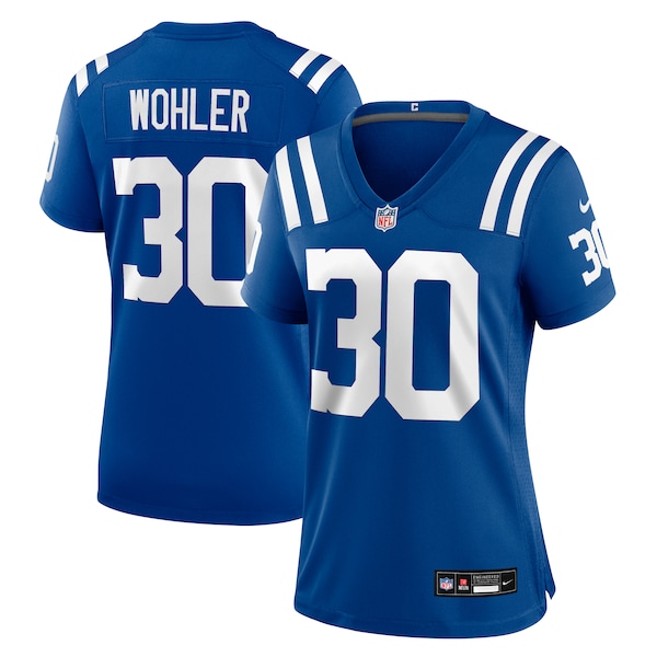 Hunter Wohler Indianapolis Colts Nike Women's Team Game Jersey -  Royal