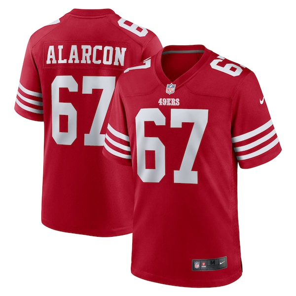 Isaac Alarcon San Francisco 49ers Nike Team Game Jersey -  Scarlet