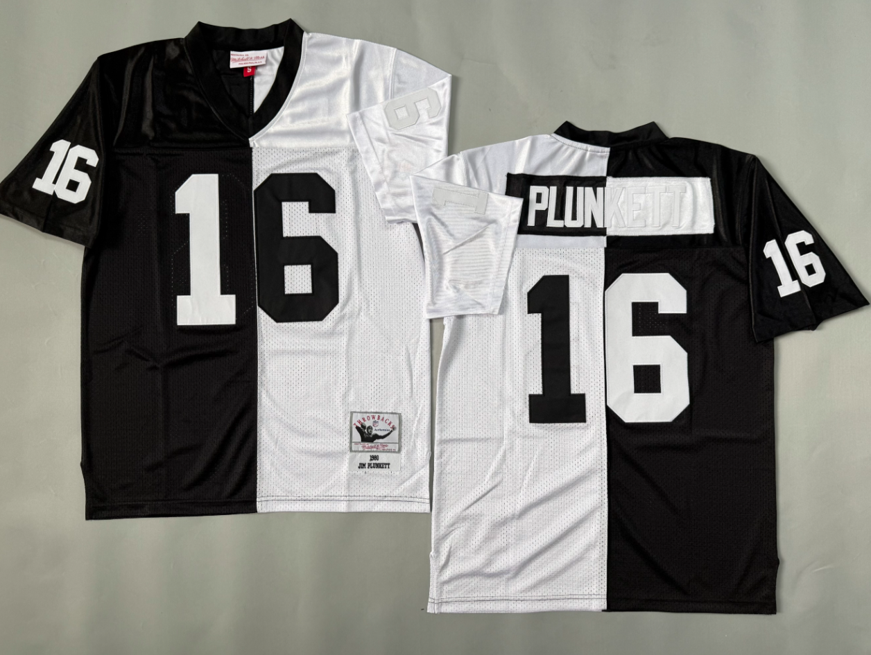 Jim Plunkett Las Vegas Raiders Authentic Split Throwback Retired Player Jersey