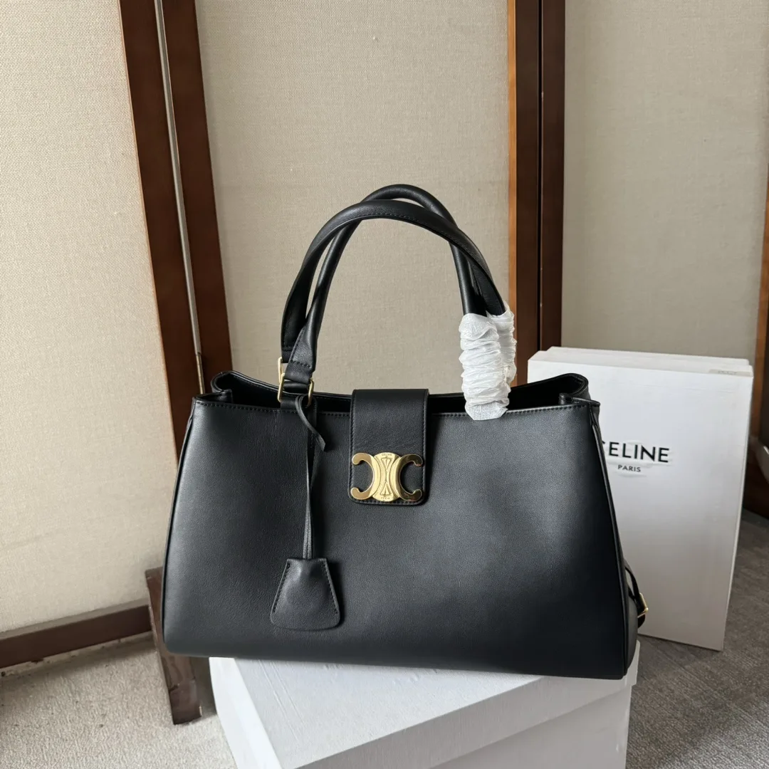 Celine Calfskin Triomphe Top Handle Bag product photo from LabelPicks