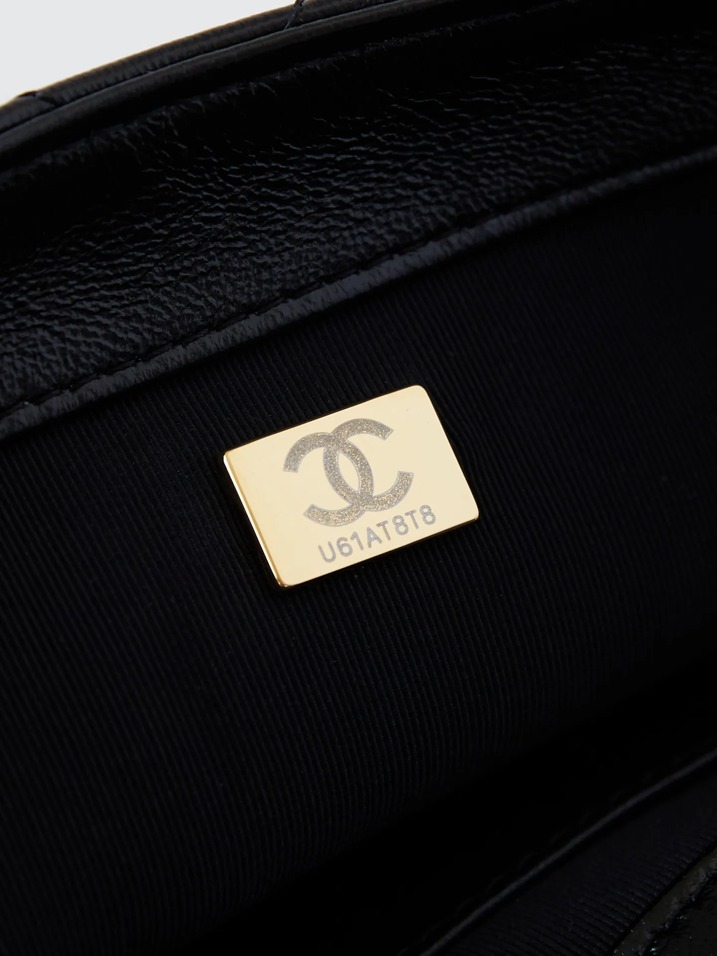 Chanel Classic Flap Black Woven Leather Shoulder Bag product photo from LabelPicks