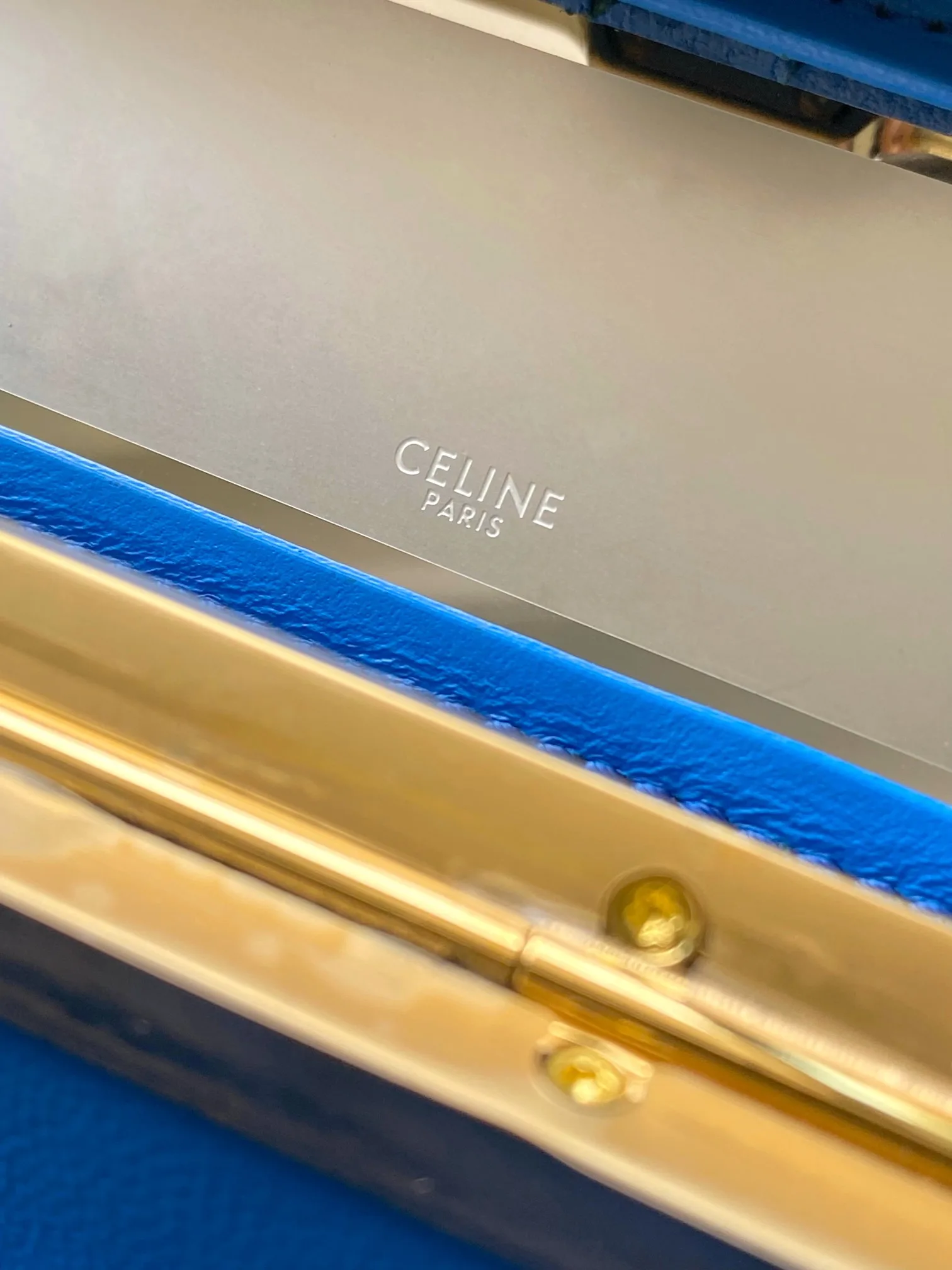 Celine Beige Triomphe Top Handle Bag product photo from LabelPicks