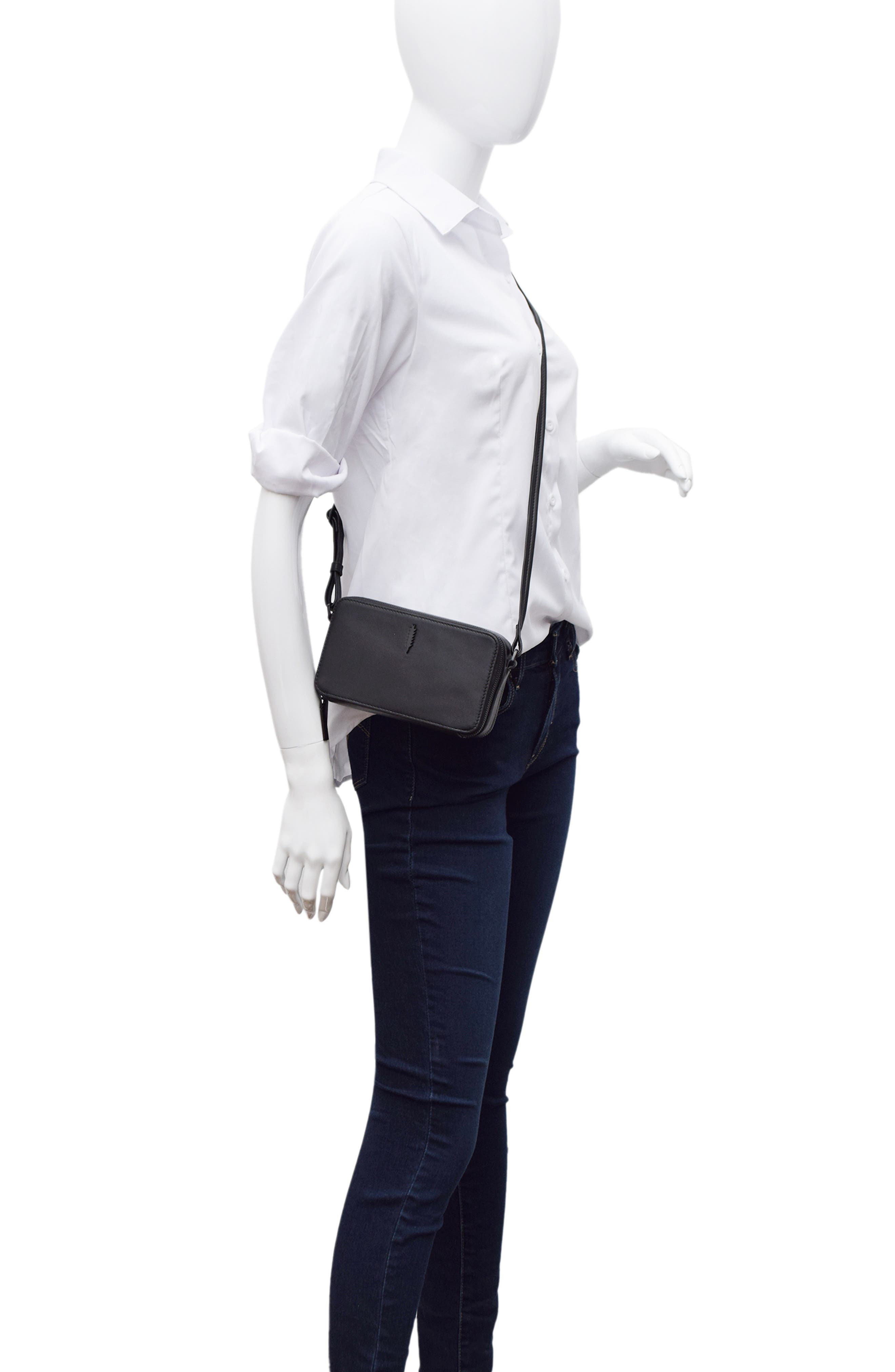 Thacker Riley Leather Crossbody Bag