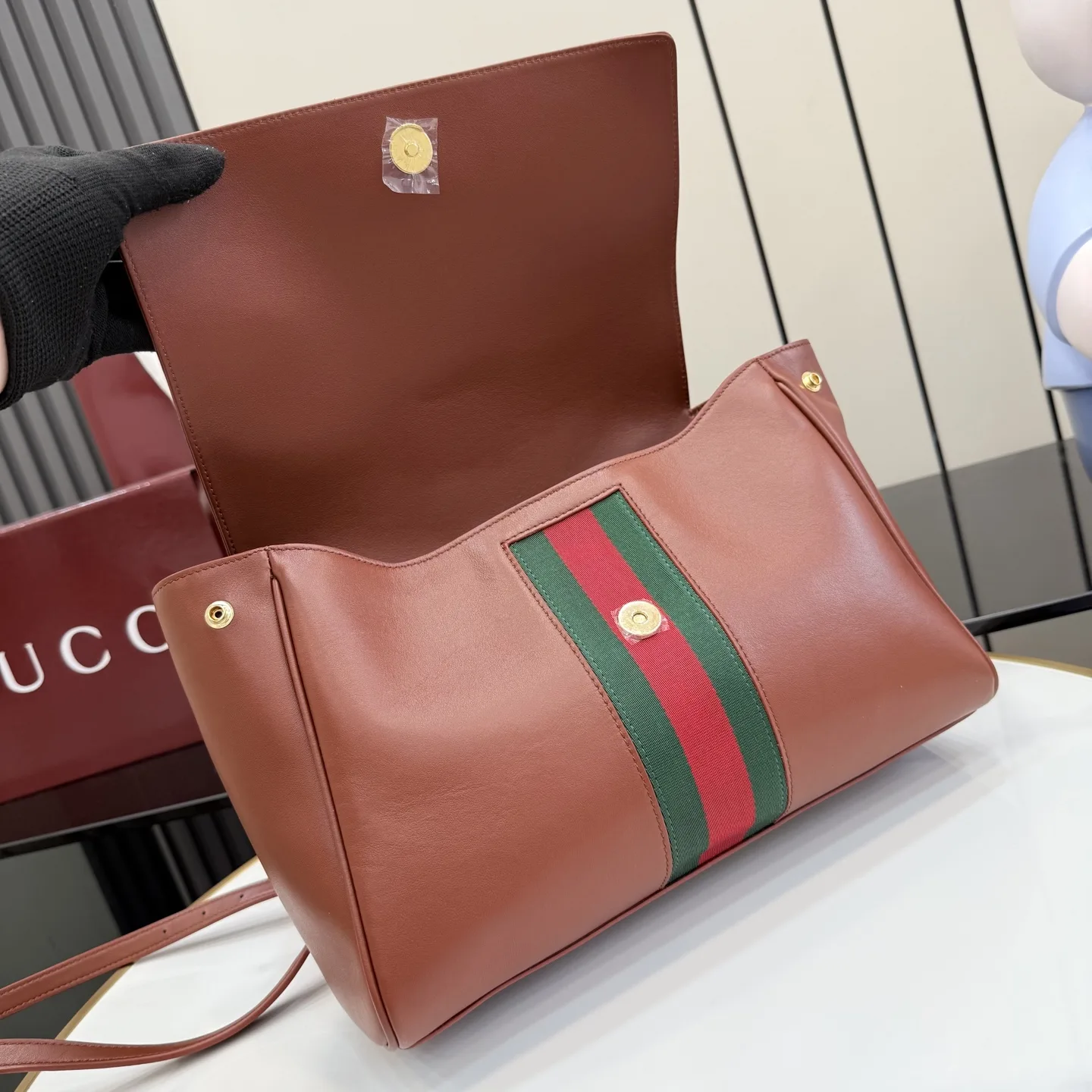 Gucci Generation Brown Quilted Leather Top Handle Bag product photo from LabelPicks