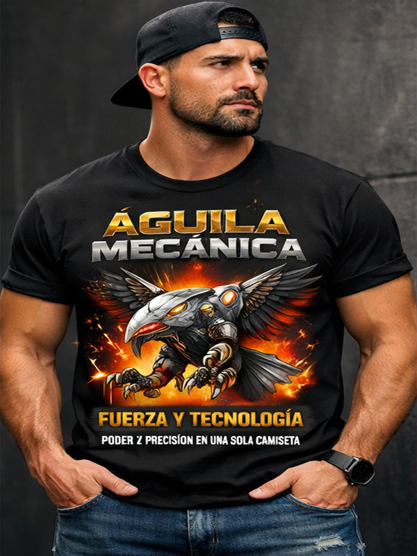 Remera Águila Mecánica – Soy Libre