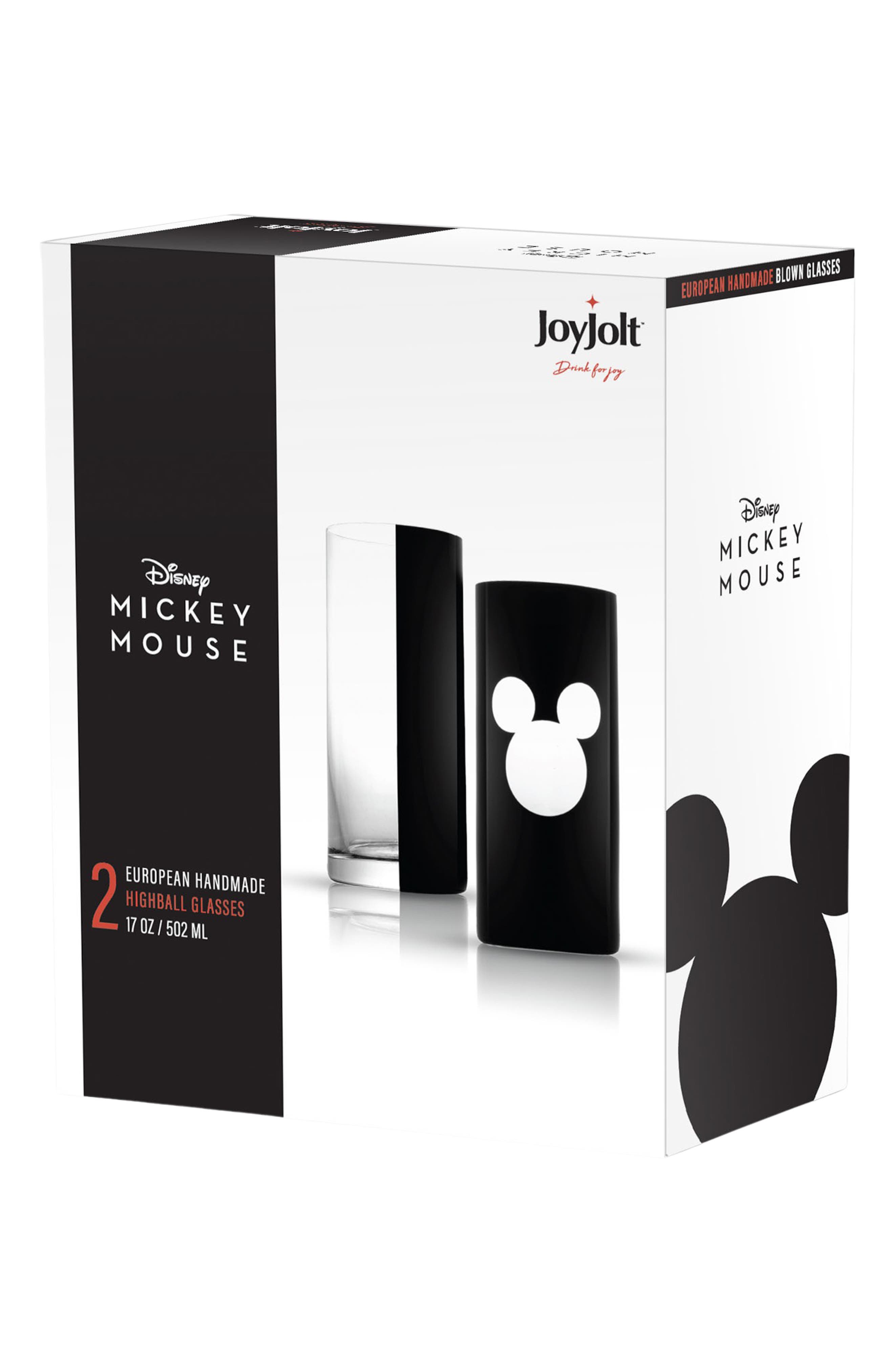 JoyJolt Disney Luxury Highball Glasses - Set of 2
