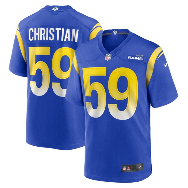 Geron Christian Los Angeles Rams Nike Team Game Jersey -  Royal