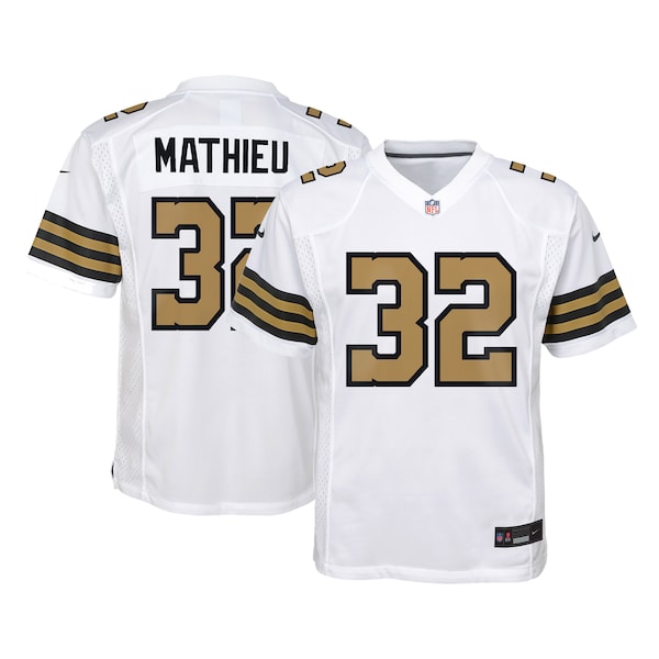 Tyrann Mathieu New Orleans Saints Nike Youth Game Jersey - White/Black