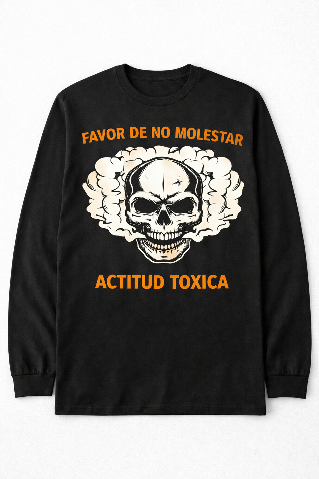 Remera Calavera con Humo | Estilo Urbano Dark Unisex
