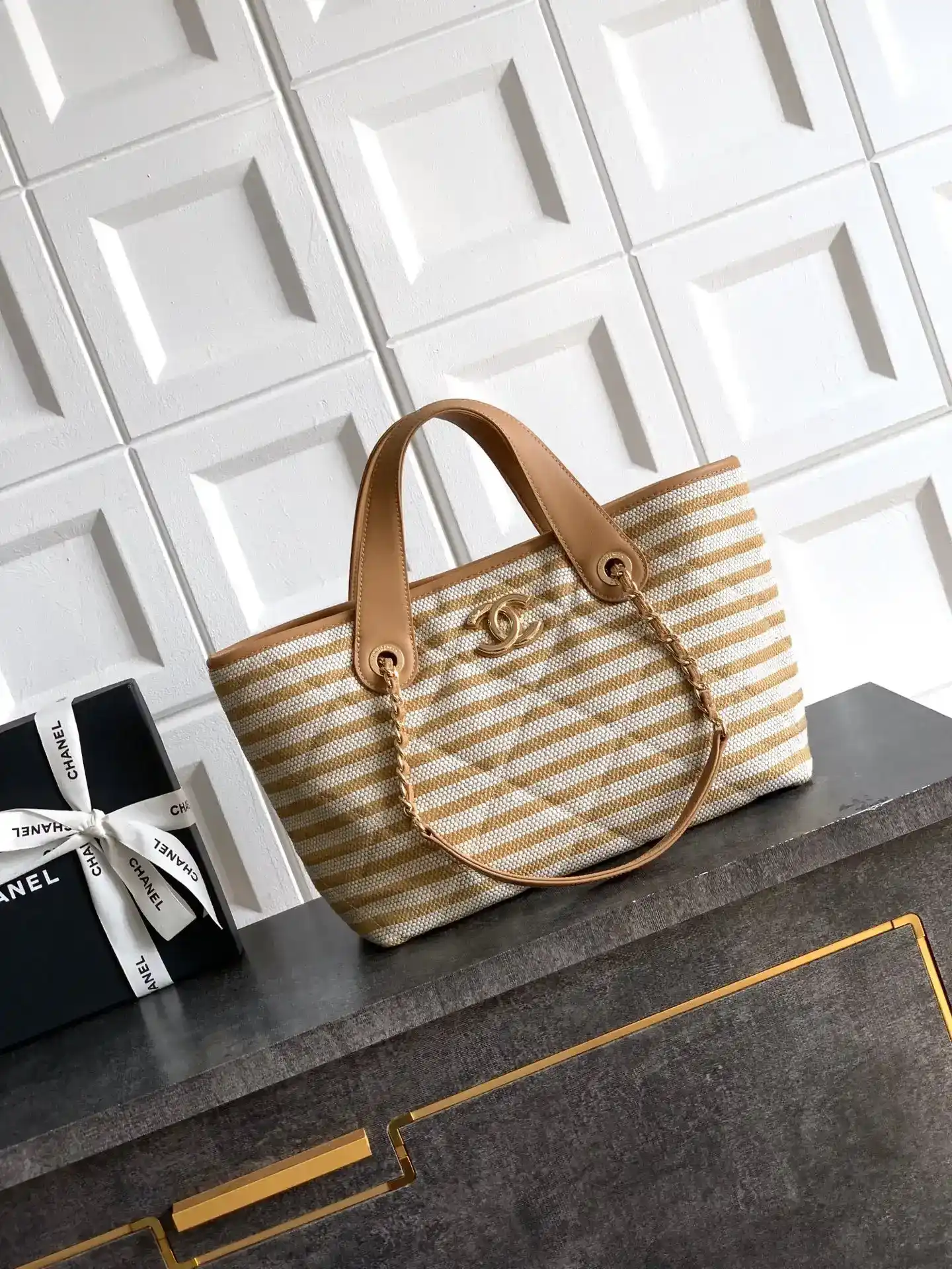 Chanel Straw Woven Tote Bag product photo from LabelPicks