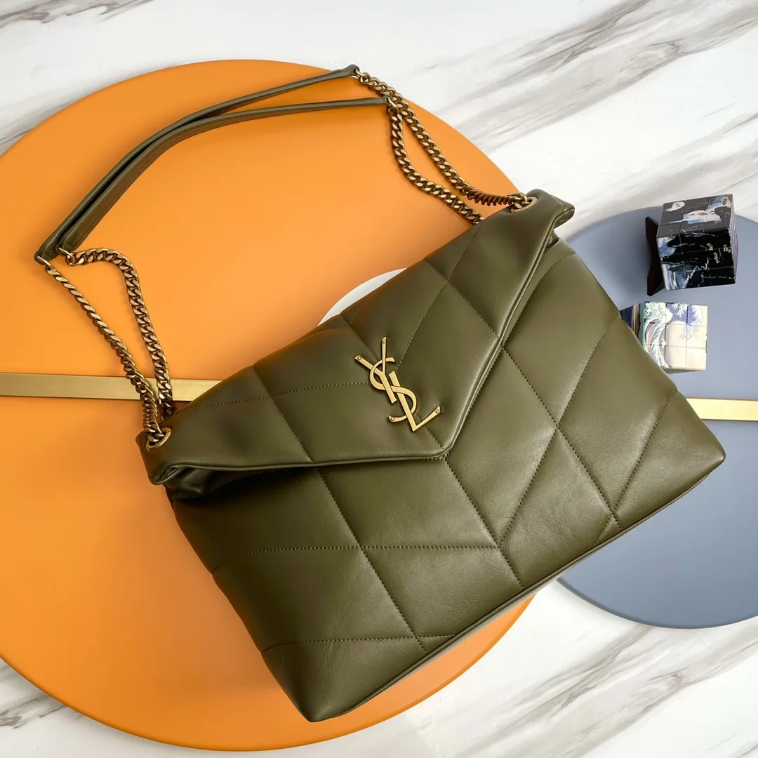 Saint Laurent Loulou Silver Quilted Leather Shoulder Bag product photo from LabelPicks