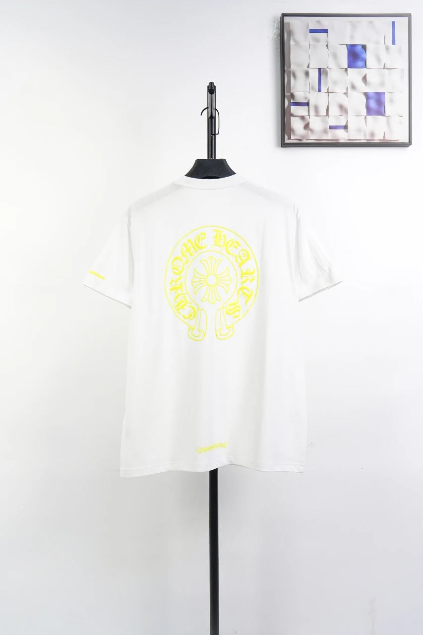 Chrome Hearts White Yellow Sanskrit Pocket T-Shirt product photo from LabelPicks