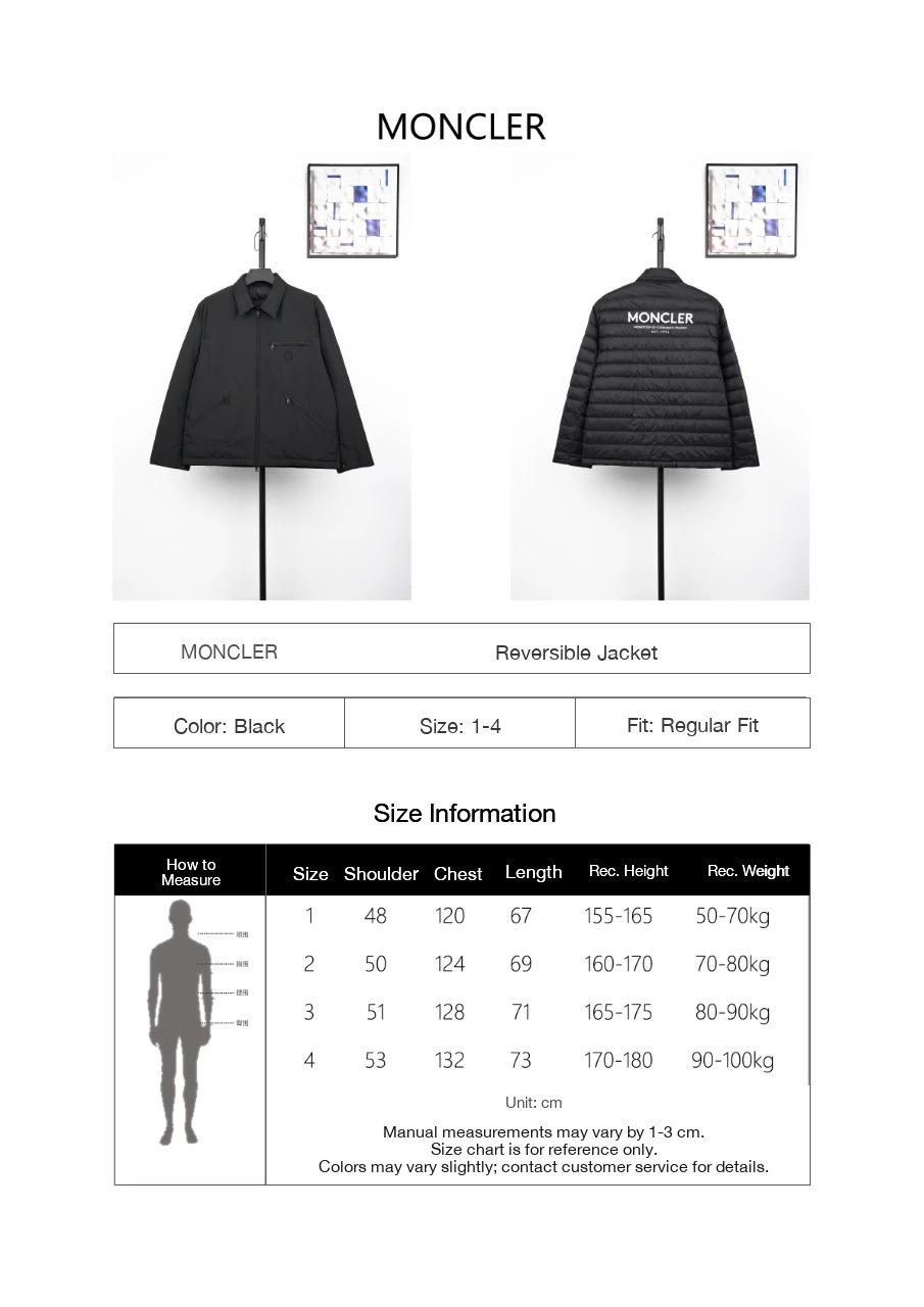 Moncler Black Cidone Reversible Down Jacket product photo from LabelPicks