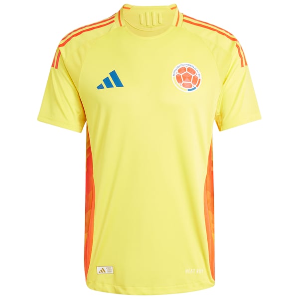 Colombia National Team adidas 2024 Home Authentic Jersey - Yellow