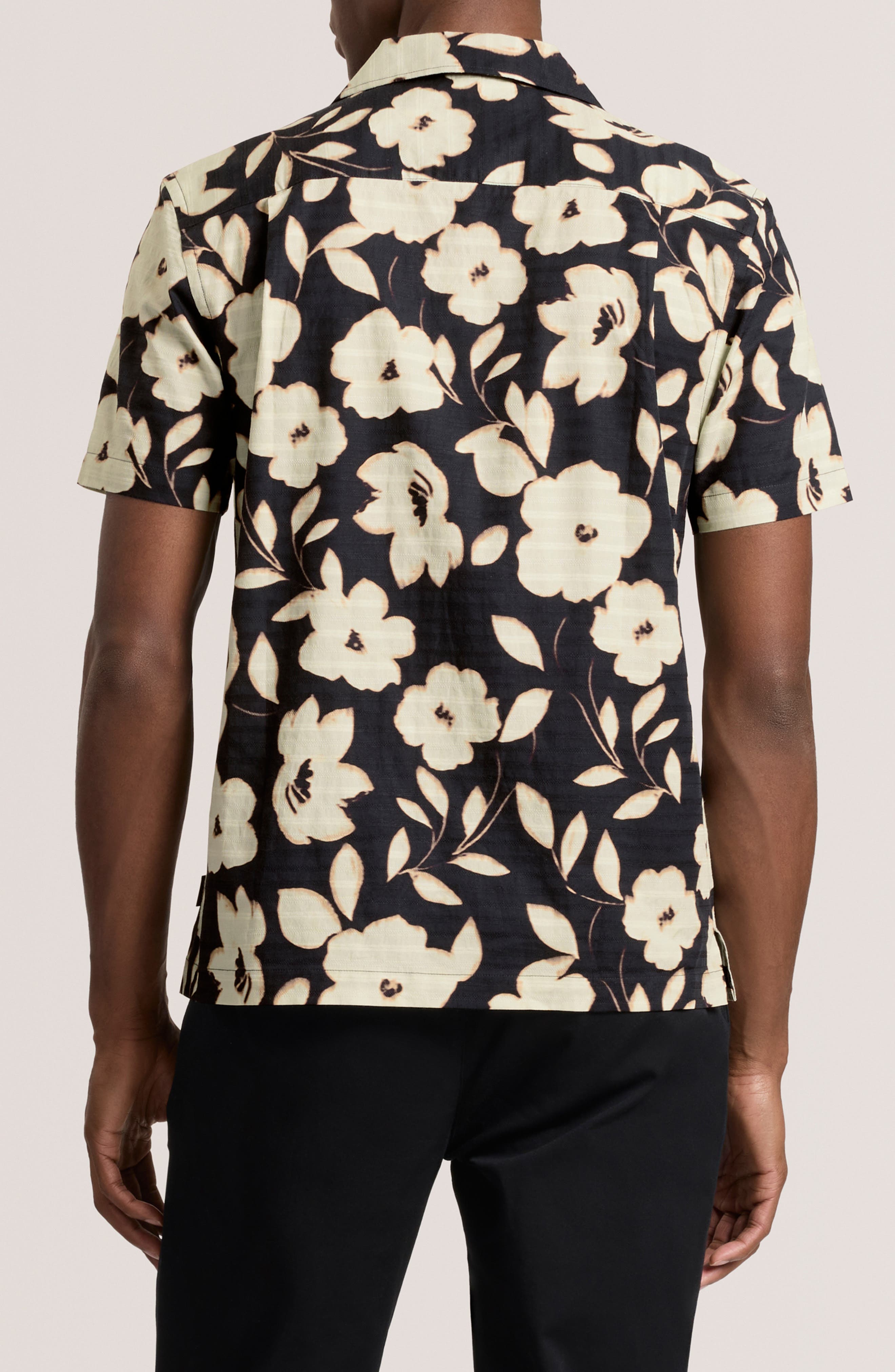 Ted Baker Floral Print Camp Shirt
