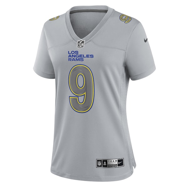 Matthew Stafford Los Angeles Rams Nike Women's Atmosphere Fashion Game Jersey - Gray