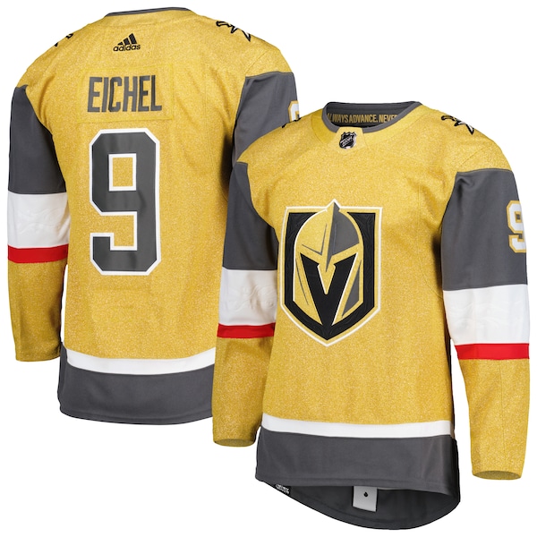 Jack Eichel Vegas Golden Knights adidas Home Primegreen Authentic Player Jersey - Gold