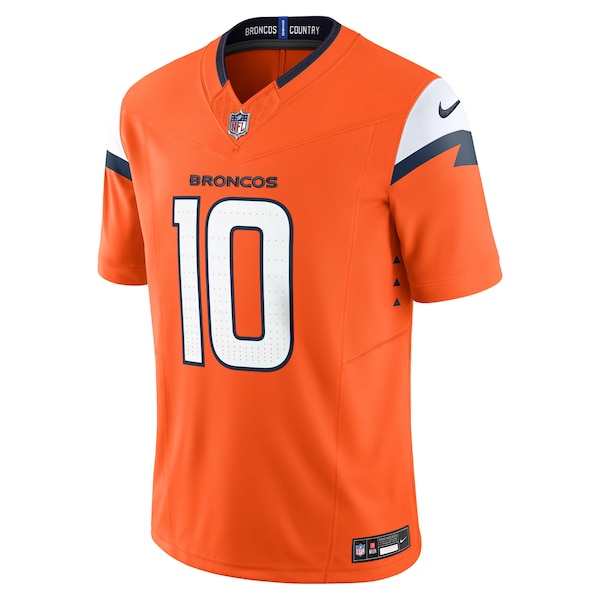 Bo Nix Denver Broncos Nike Vapor F.U.S.E. Limited Jersey - Orange