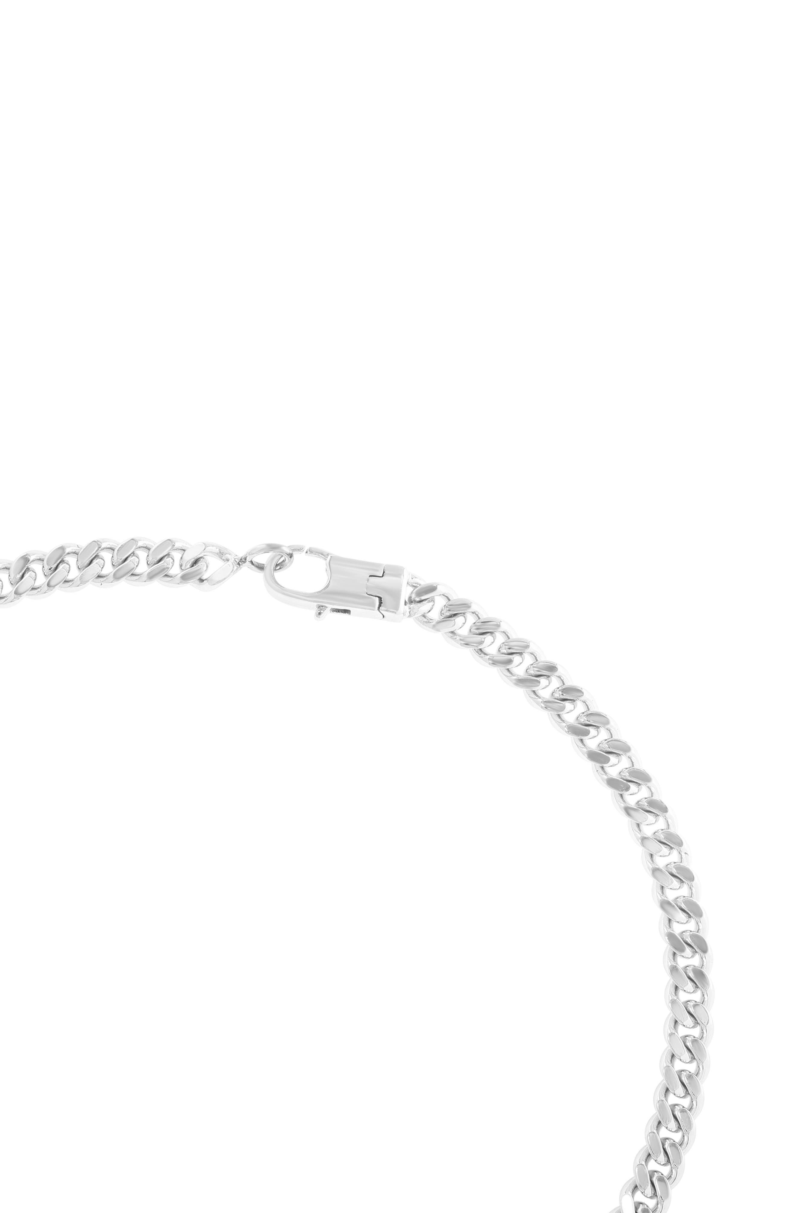 EFFY White Sapphire Pavè Cross Bracelet