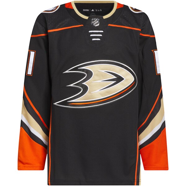 Trevor Zegras Anaheim Ducks adidas Home Primegreen Authentic Player Jersey - Black