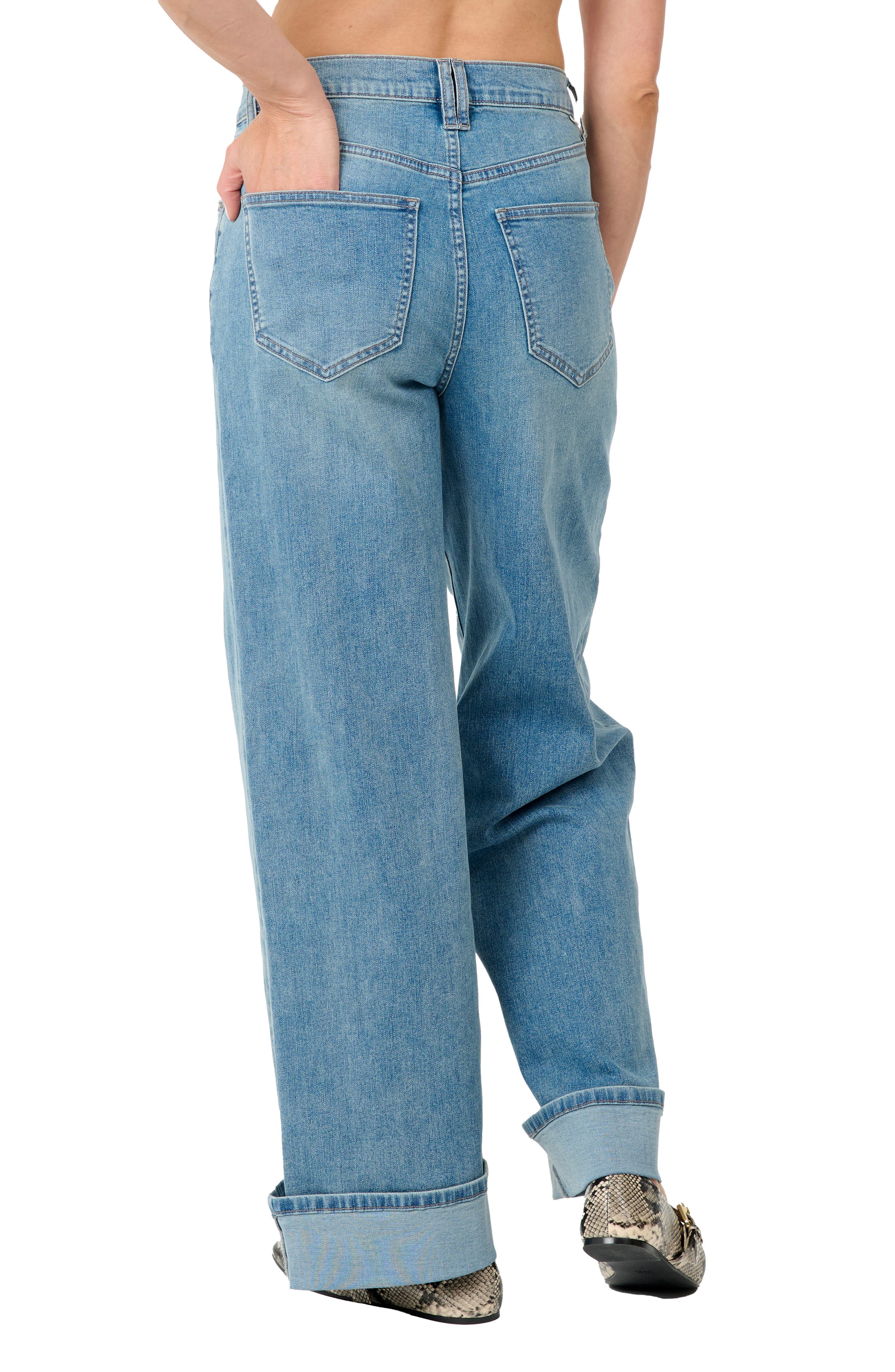Nicole Miller High Rise Wide Leg