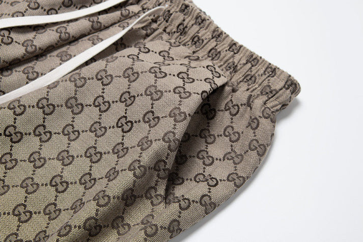 1102 New little jacquard pant