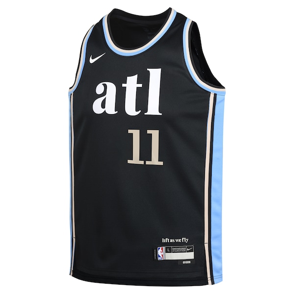 Trae Young Atlanta Hawks Nike Youth  Swingman Replica Jersey - City Edition - Black