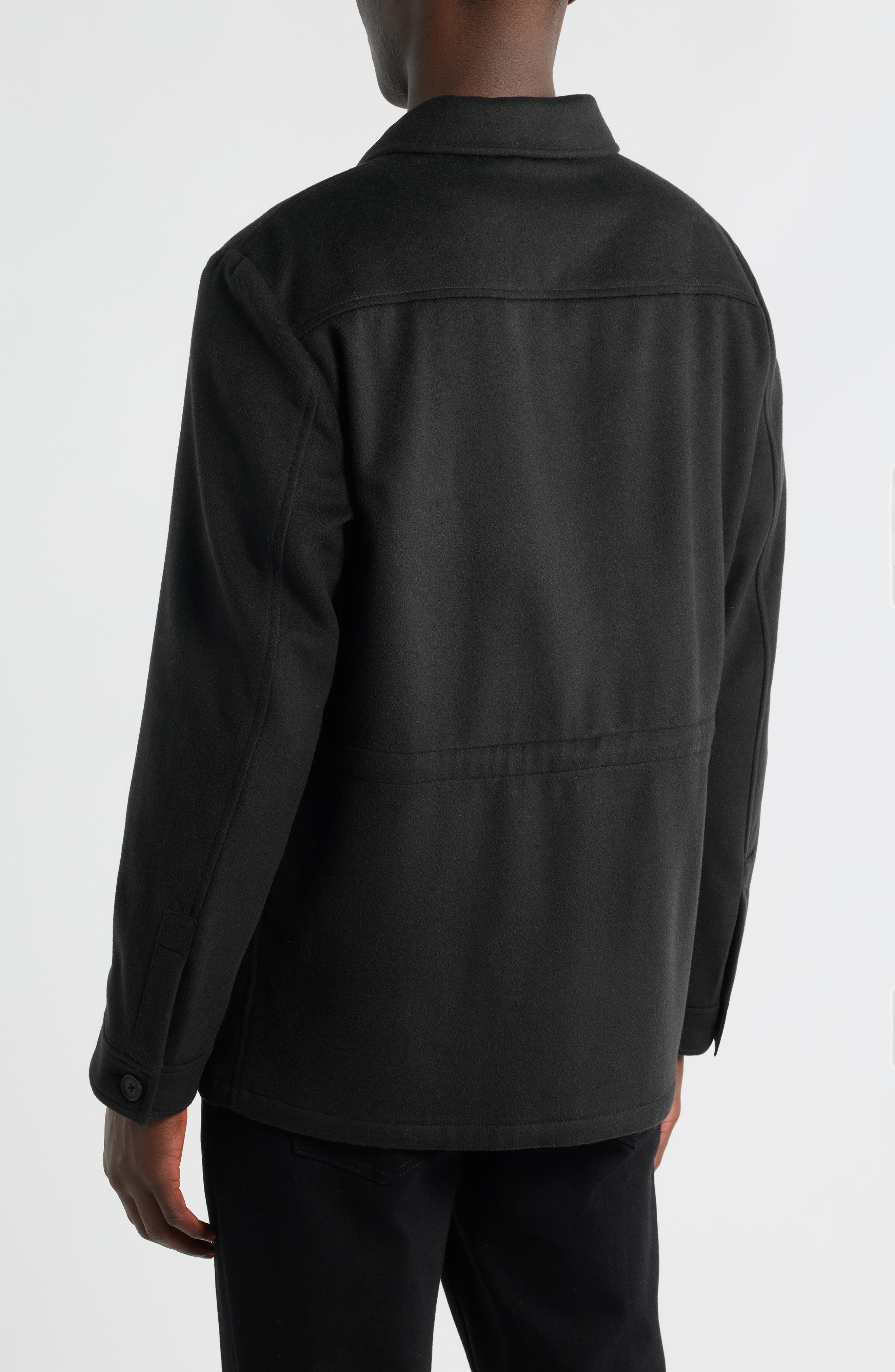 Nordstrom Felted Wool Blend Field Jacket