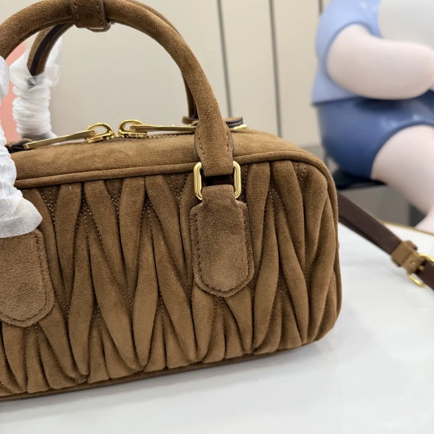 Miu Miu Arcadie Calfskin Top Handle Bag product photo from LabelPicks