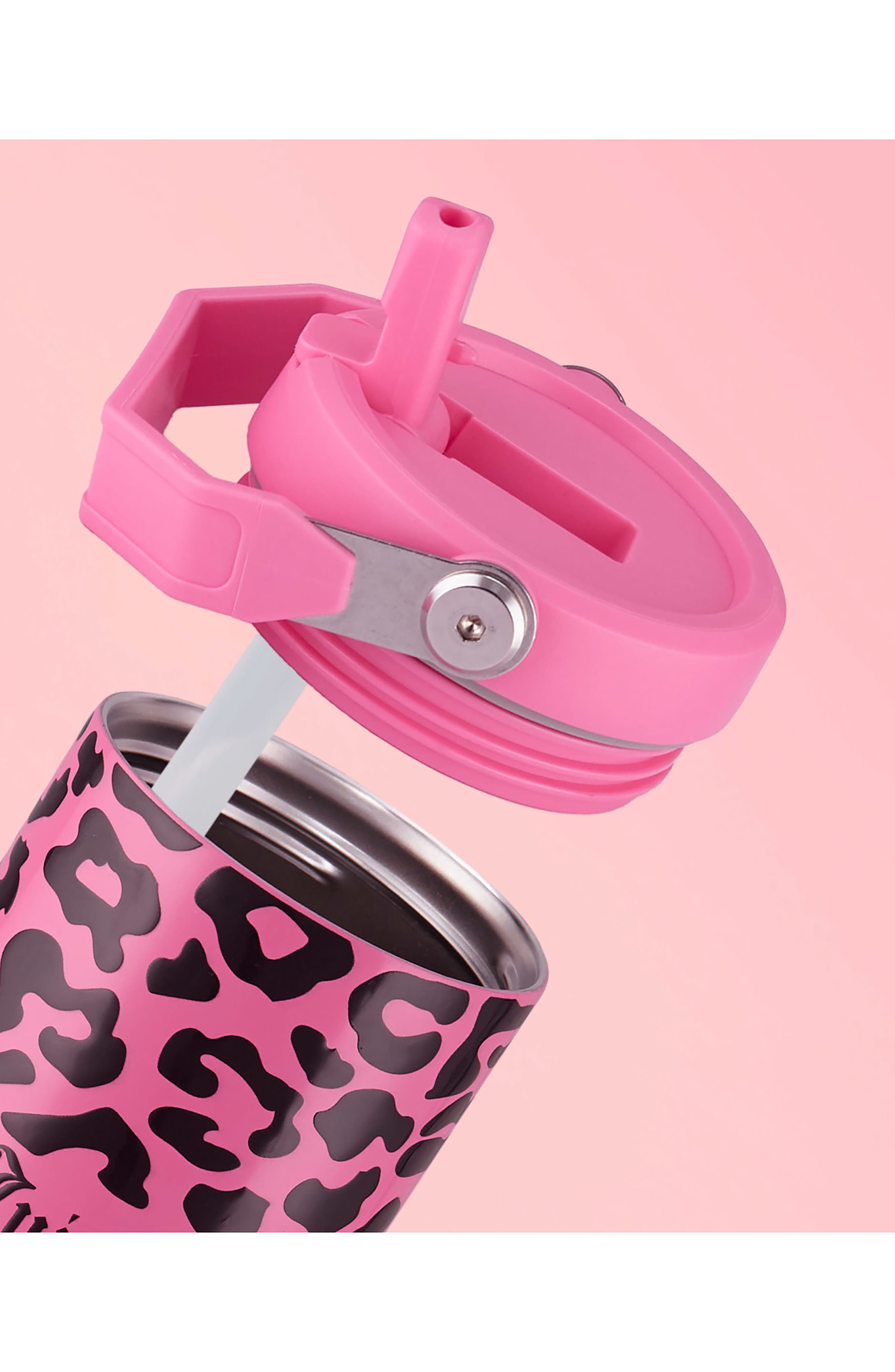 Juicy Couture 30-Ounce Stainless Steel Flip Sip Water Tumbler