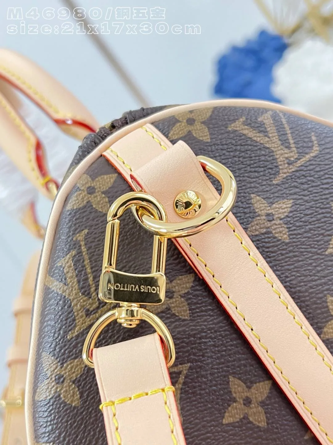 Louis Vuitton Canvas and Leather Speedy Top Handle Bag product photo from LabelPicks