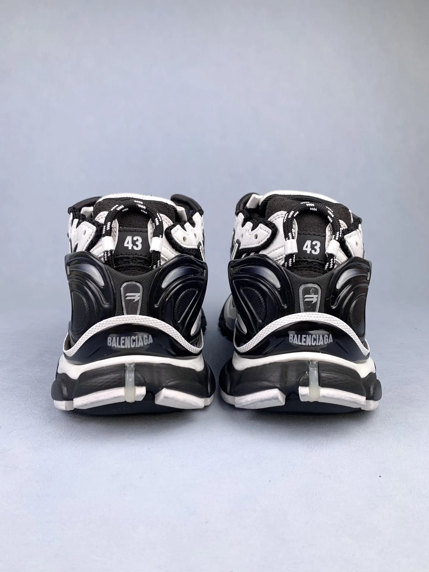 Balenciaga Runner Sneaker in White/Black product photo from LabelPicks